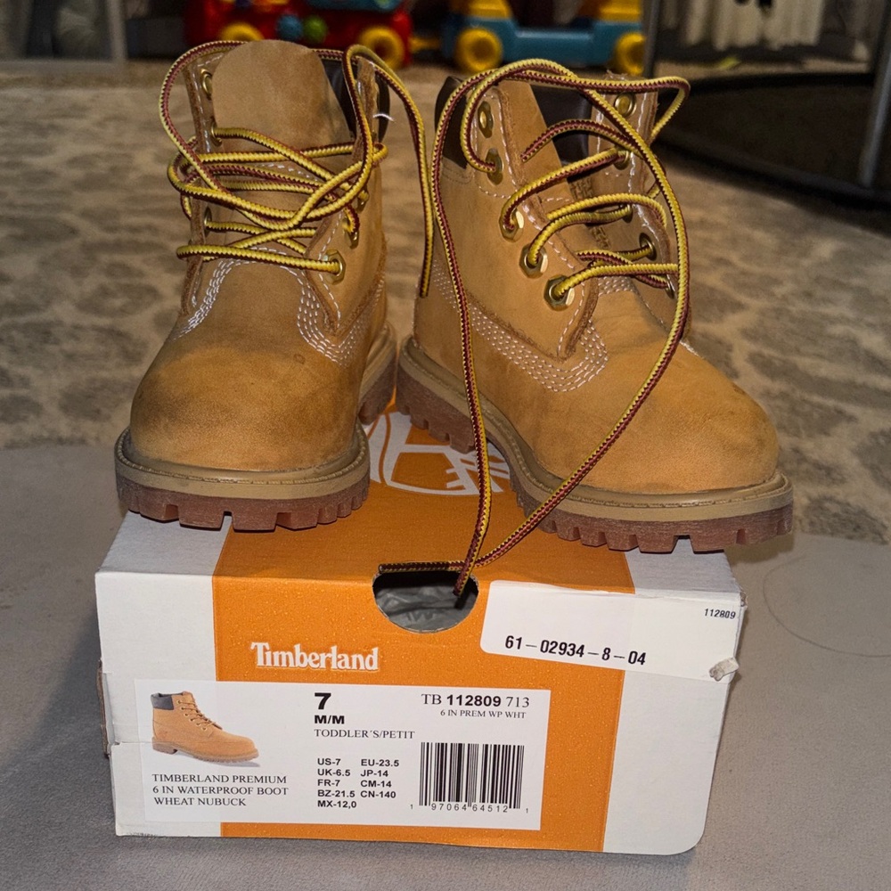 Timberland Kids' Tan Leather Boots